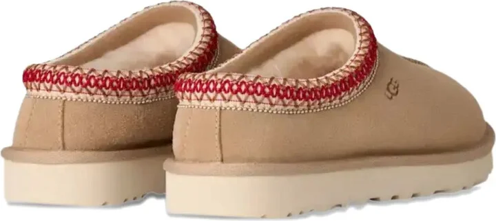 Tasman II braided-trim sheepskin slippers - Image 3