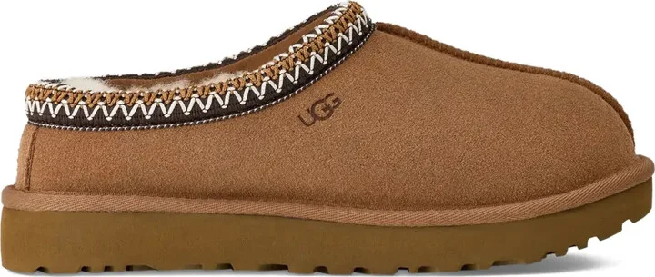 Tasman II whipstitch-trim slippers