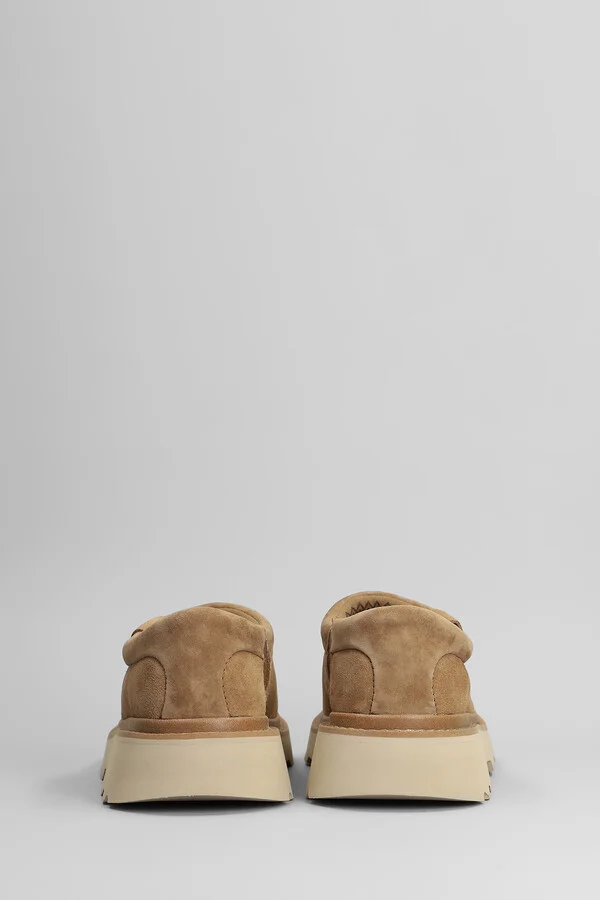 Tasman Lug Loafers In Leather Color Suede - Image 4