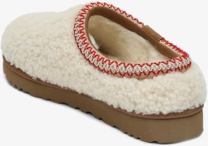 Tasman Maxi Curly Shearling Flat Mules - Image 3