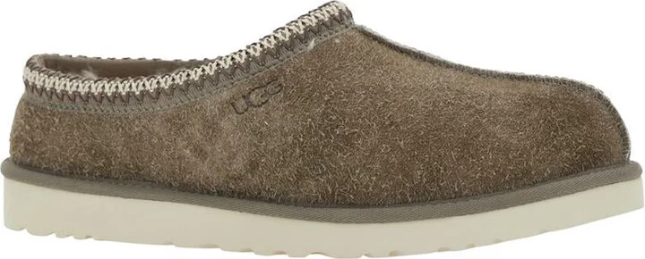 'Tasman Shaggy' Brown Mule With Slip-On Design In Suede Man - Image 2