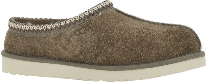 'tasman Shaggy' Brown Mule With Slip-on Design In Suede Man - Image 2
