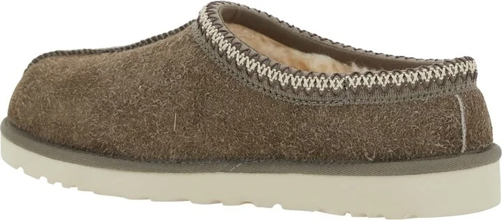 'tasman Shaggy' Brown Mule With Slip-on Design In Suede Man - Image 3