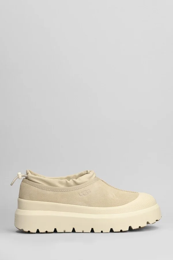 Tasman Weather Hybri Sneakers In Beige Suede