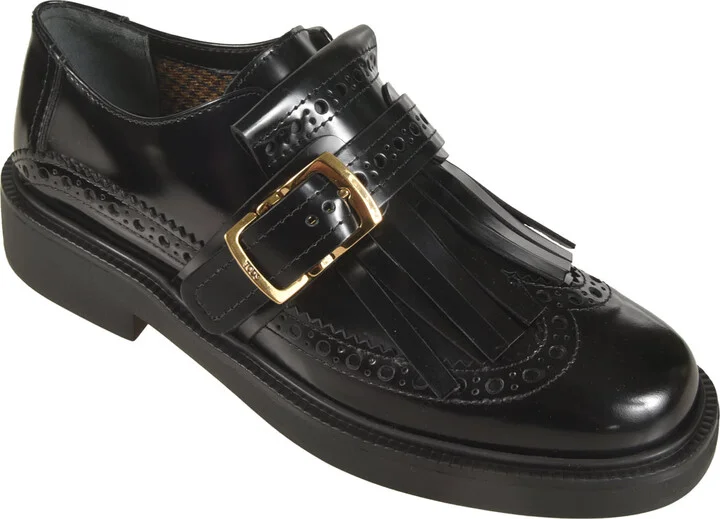 Tassel Applique Buckled Monk Shoes - Image 2
