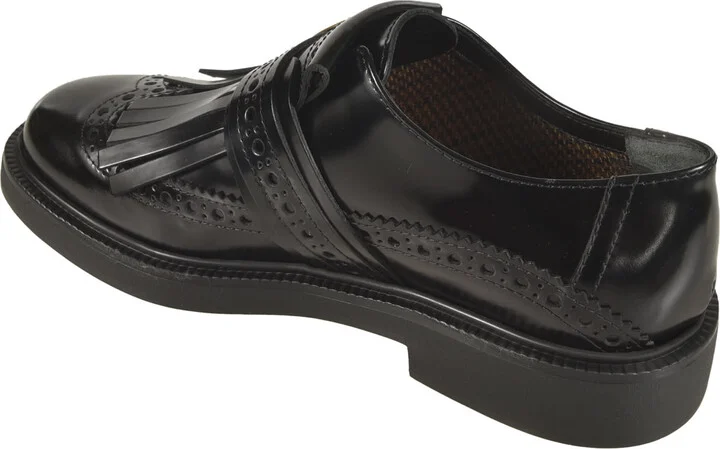 Tassel Applique Buckled Monk Shoes - Image 3
