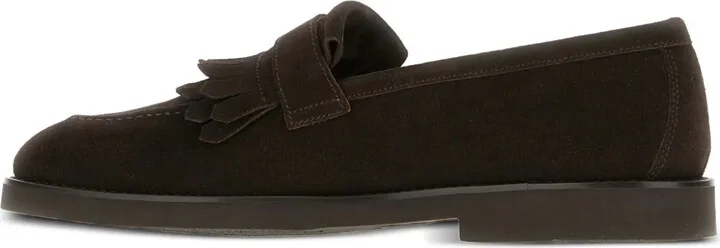 Tassel-Detail Buckle Loafers
