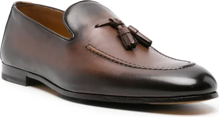 Tassel-Detail Faded Loafers - Image 2