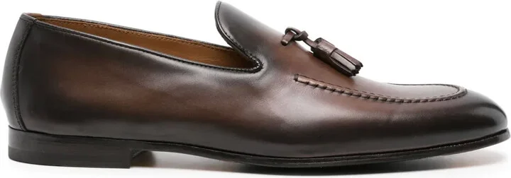 Tassel-Detail Faded Loafers