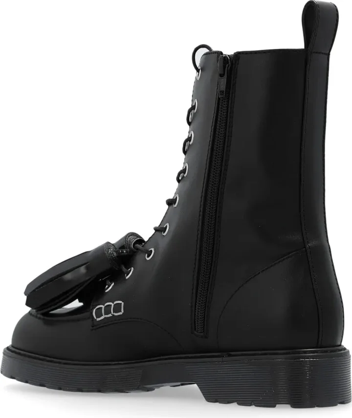 Tassel-Detail Lace-Up Boots - Image 3