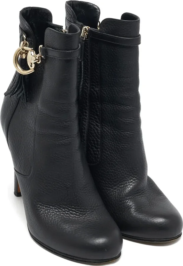 Tassel-Detail Leather Ankle Boots - Image 3