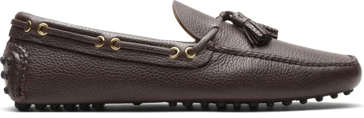 Tassel-Detail Leather Boat Shoes