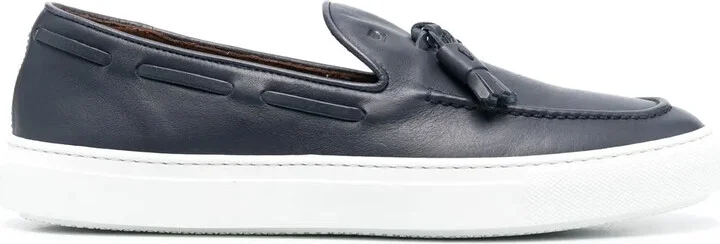 Tassel-Detail Leather Boat Shoes