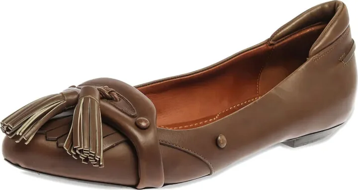 Tassel-Detail Leather Flats - Image 2