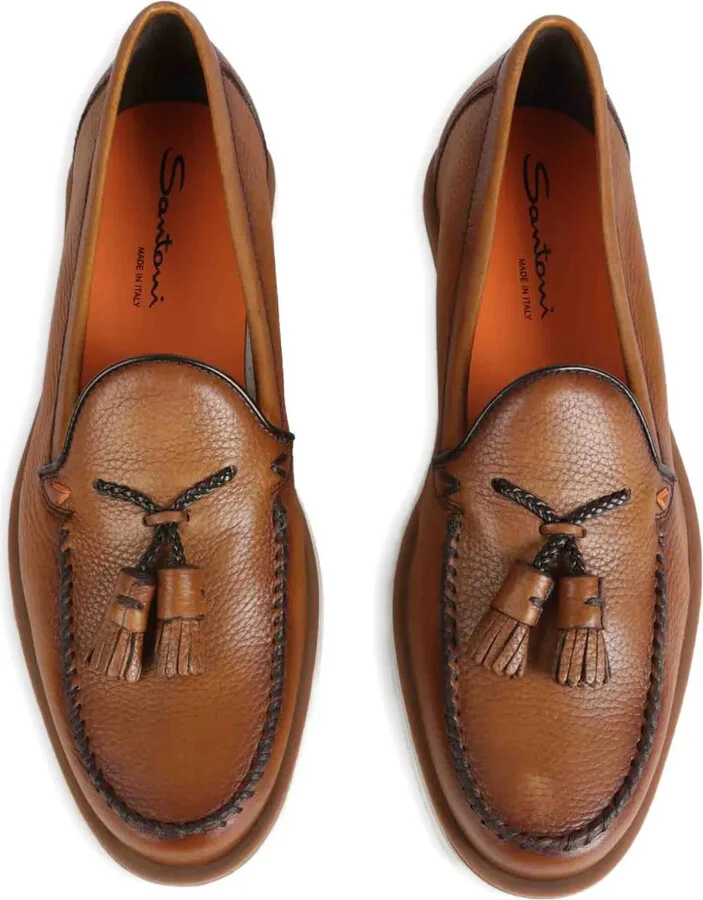 Tassel-Detail Leather Loafers - Image 3