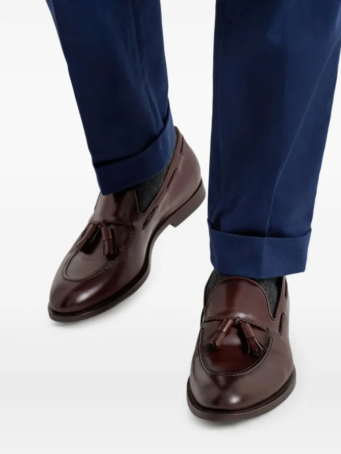 Tassel-Detail Leather Loafers - Image 5