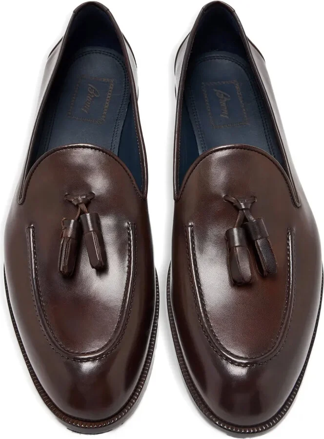 Tassel-Detail Leather Loafers - Image 3