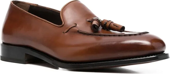 Tassel-Detail Leather Loafers - Image 2