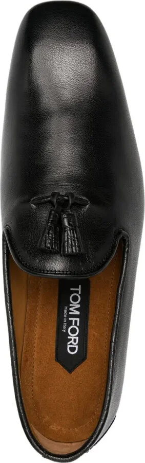 Tassel-Detail Leather Loafers - Image 4