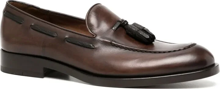 Tassel-Detail Leather Loafers - Image 2