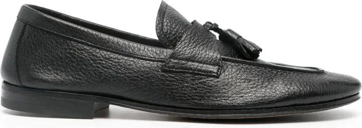 Tassel-Detail Leather Loafers