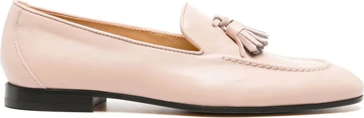 Tassel-Detail Leather Loafers
