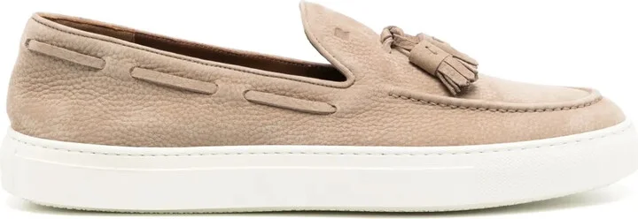 Tassel-Detail Leather Loafers