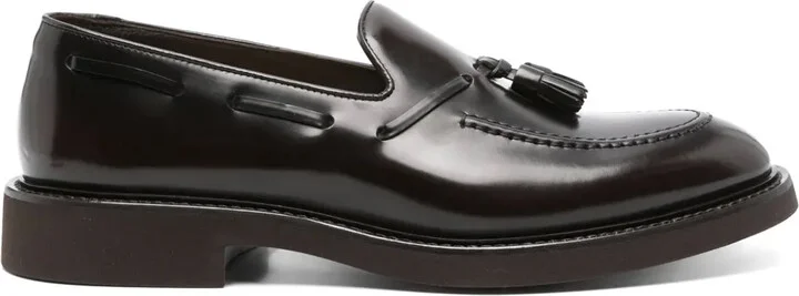 Tassel-Detail Leather Loafers