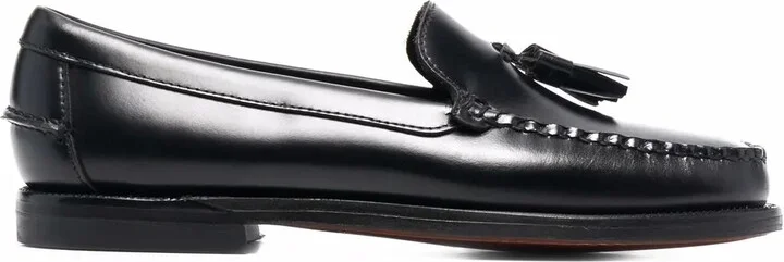 Tassel-Detail Leather Loafers