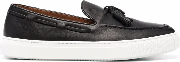 Tassel-Detail Leather Loafers