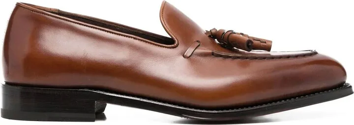 Tassel-Detail Leather Loafers