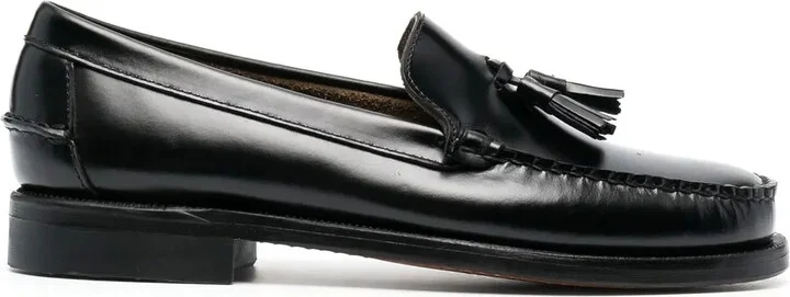Tassel-Detail Leather Loafers