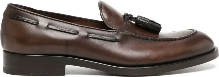 Tassel-Detail Leather Loafers