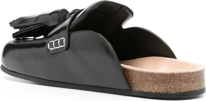 Tassel-Detail Leather Mules - Image 3