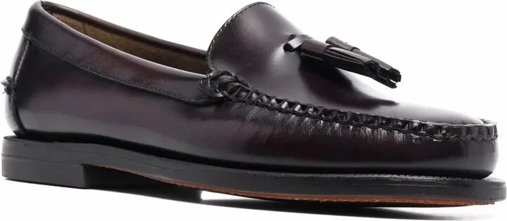 Tassel-Detail Leather Penny Loafers - Image 2