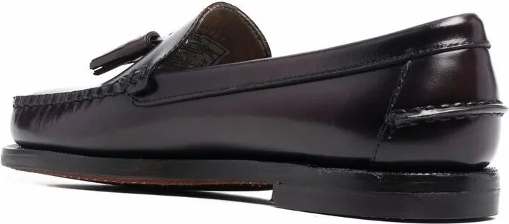 Tassel-Detail Leather Penny Loafers - Image 3