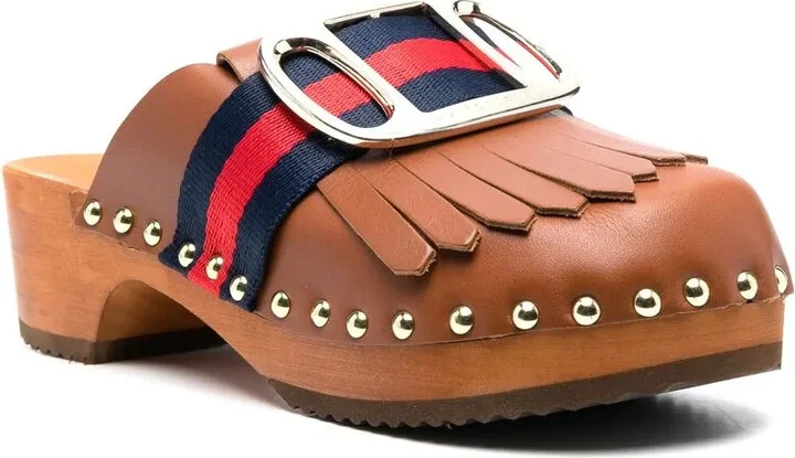 Tassel-Detail Mules - Image 2