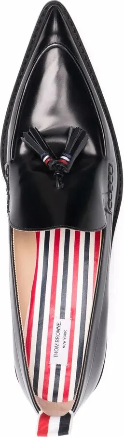 Tassel-Detail Pointed Loafers - Image 4