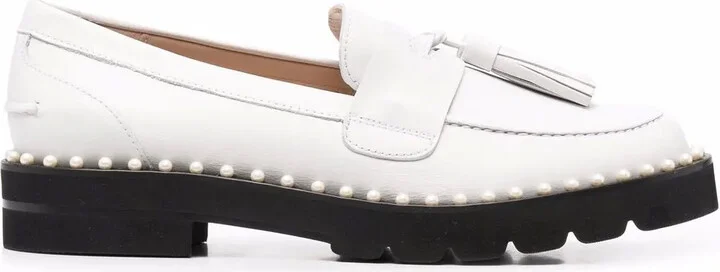 Tassel-Detail Round-Toe Loafers