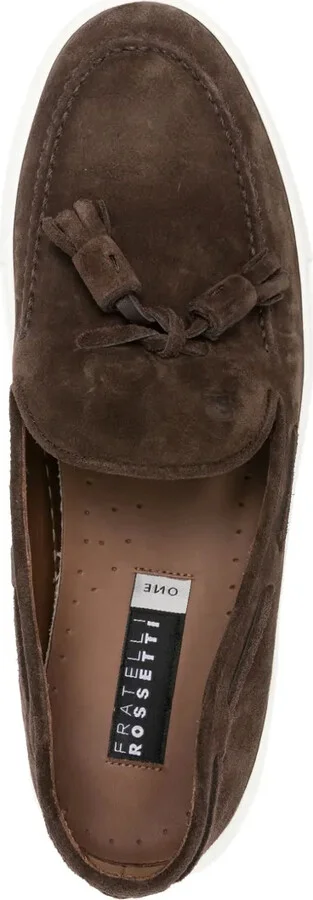 tassel-detail suede Boat shoes - Image 4