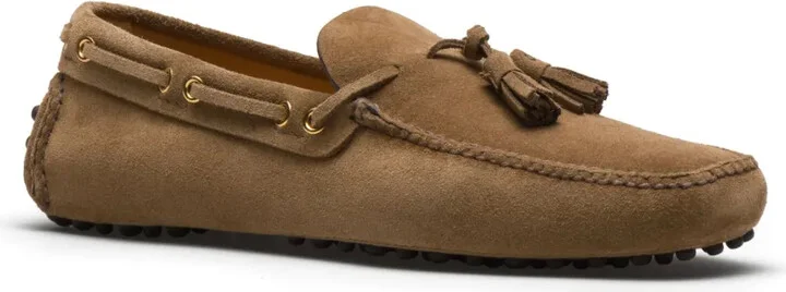 Tassel-Detail Suede Boat Shoes - Image 2