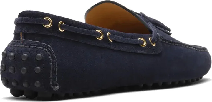 Tassel-Detail Suede Boat Shoes - Image 3