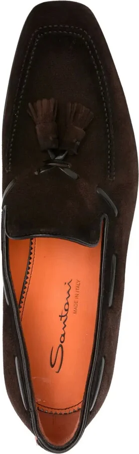 Tassel-Detail Suede Boat Shoes - Image 4
