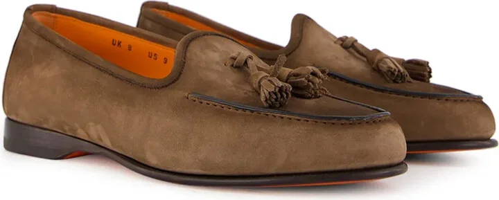 Tassel-Detail Suede Loafers - Image 5