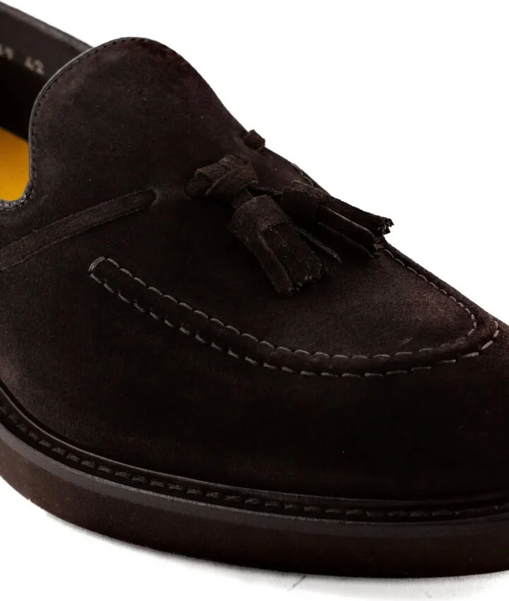 Tassel-Detail Suede Loafers - Image 3