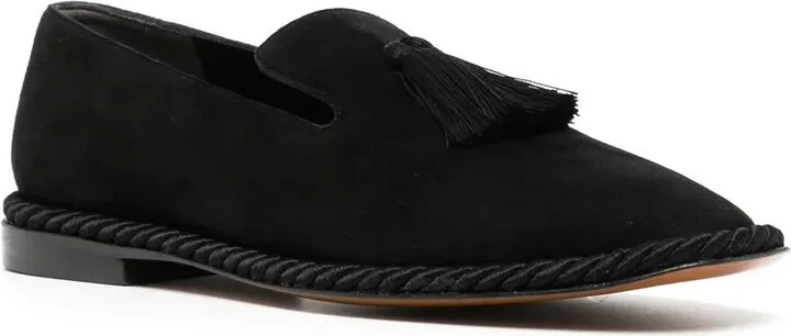 Tassel-Detail Suede Loafers - Image 2