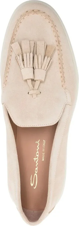Tassel-Detail Suede Loafers - Image 4