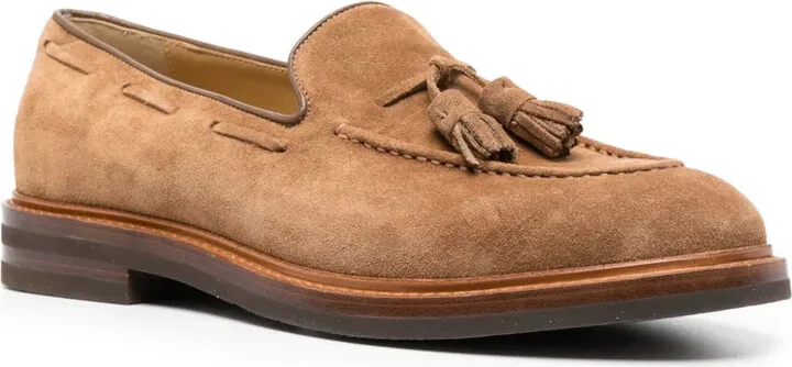 Tassel-Detail Suede Loafers - Image 2