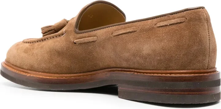 Tassel-Detail Suede Loafers - Image 3