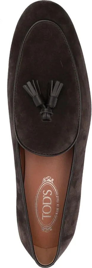Tassel-Detail Suede Loafers - Image 4